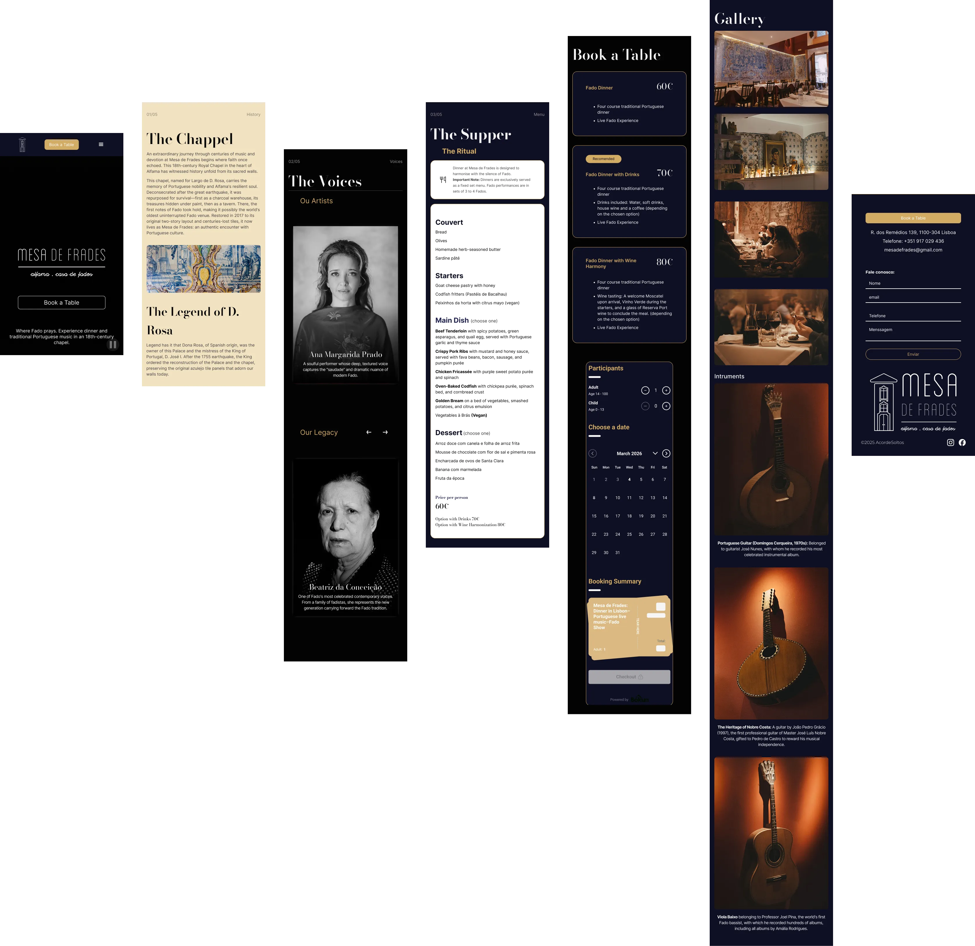 Mobile-first wireframes