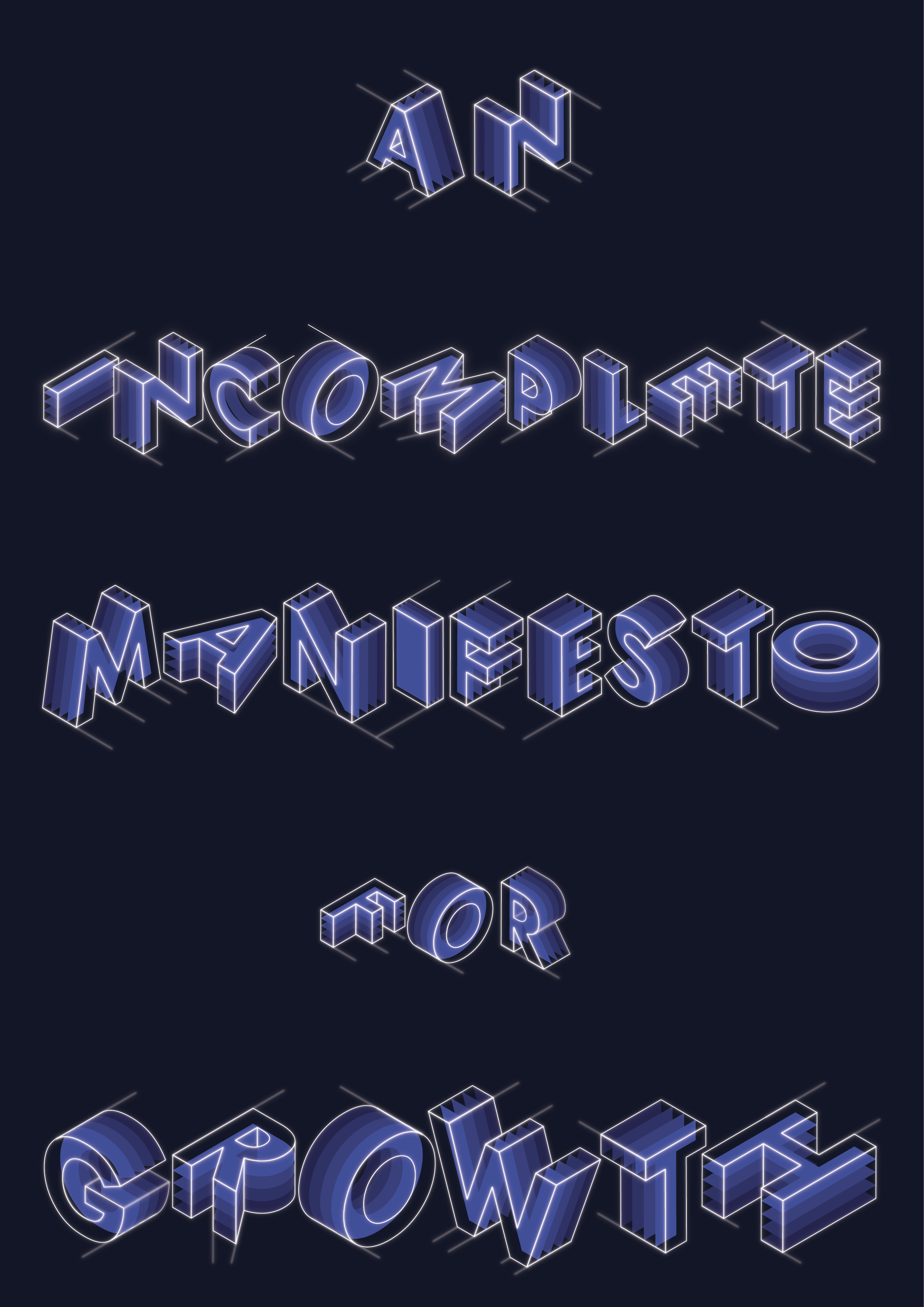 incomplete manifesto poster